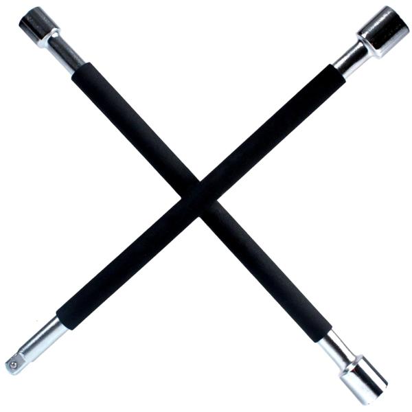 KFZ-Kreuzschlüssel, mit Gummierung IWH 20870 (4045914208704)