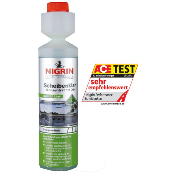 Scheibenklar Konzentrat 1:100, 250 ml NIGRIN 74131 (4008153741319)