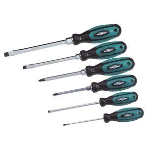 BRÜDER MANNESMANN Schraubendreher-Satz, 6-teilig M11113-6 (4003315680277)