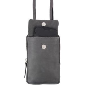 Smartphone-Umhängetasche LORIS, Leder, grau PRIDE&SOUL 47265 (4021068472659)