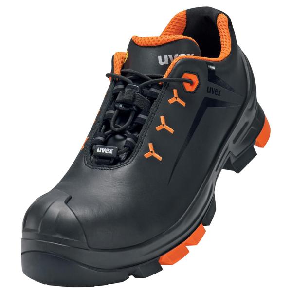 2 Halbschuh S3 SRC, Gr. 40, schwarz/ orange uvex 6502240 (4031101609522)