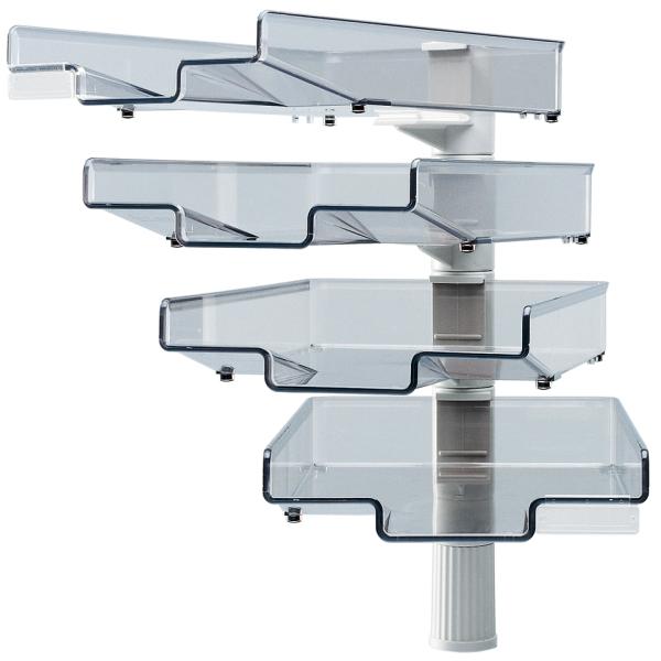 Schwenkflügler mit 4 Schalen, schwarz Hansa h5034004 (4011028008554)