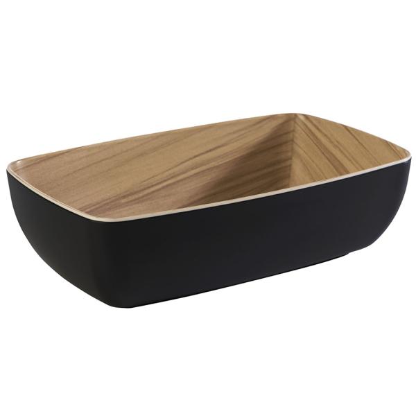 Schale FRIDA GN 1/ 4, 1, 80 Liter, schwarz APS 84587 (4004133845879)