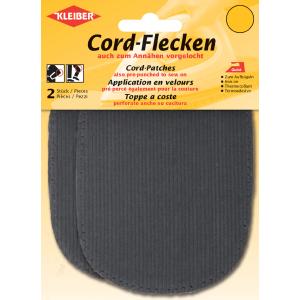 Cord-Flecken, 135 x 100 mm, hellgrau KLEIBER 39001 (4009691390014)