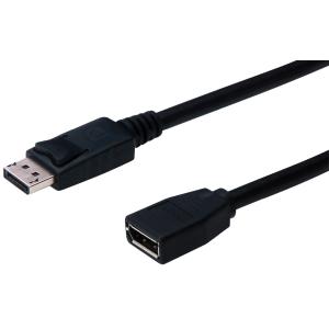 DisplayPort 1.2 Verlängerungskabel, 2, 0 m, schwarz DIGITUS AK-340200-020-S (4016032289142)