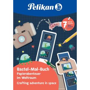 Bastel- und Ausmalbuch 'Weltraum', DIN A4 Pelikan 300002238 (4012700101563)