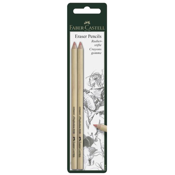 FABER-CASTELL Radierstift PERFECTION 7056, Blisterkarte Faber-Castell 185698 (4005401856986)