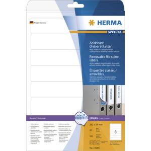 400 Herma Ordneretiketten 10141 Weiß (4008705101417)