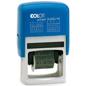 Wortbandstempel Printer S 220/ W, blau COLOP 128652 (9004362431954)