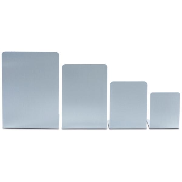 2 Maul Buchstützen Silber 12,0 X 12,0 X 17,5 Cm 3527708 (4002390055543)