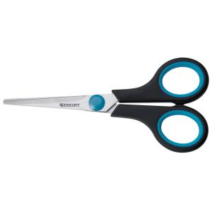 Schere Easy Grip, Länge: 140 mm, blau/ schwarz WESTCOTT E-30250 00 (4027521302501)