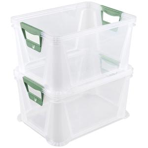 Aufbewahrungsbox 'luis', 45 Liter, transparent keeeper 10067001000NN (4052396121926)