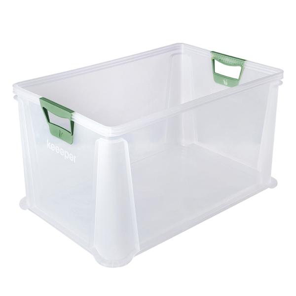 Aufbewahrungsbox 'luis', 64 Liter, grau-transparent keeeper 1006843700000 (4052396114270)