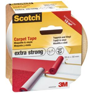 Teppichklebeband extra stark, 50 mm x 7 m, weiß Scotch 42020750 (3104739131695)