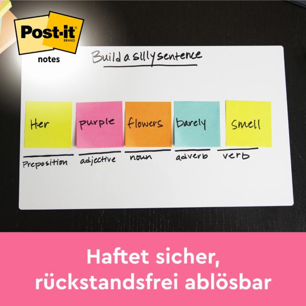 3 + 1 Gratis: Post-it Super Sticky Notes 653 Haftnotizen Farbsortiert, 3 Blöcke + Gratis 1 Blöcke 6812P (3134375321006)