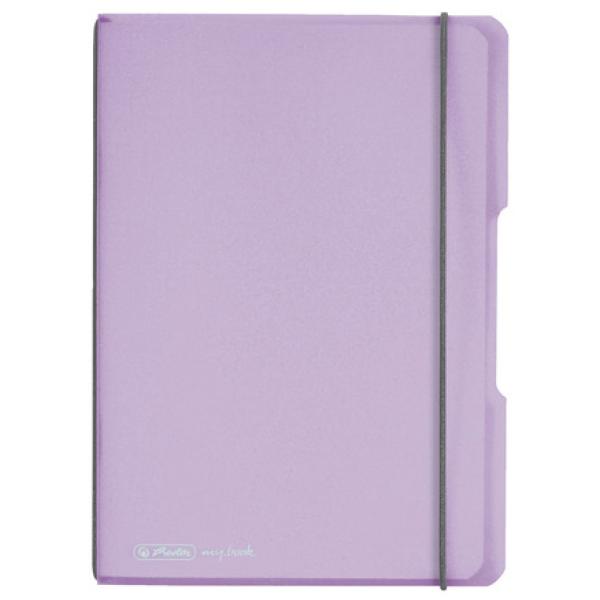 Notizheft my.book flex Pastell, A5, PP-Cover, flieder herlitz 300003580 (4008110511801)