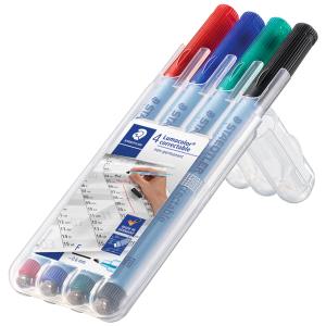 Lumocolor correctable NonPermanent-Marker 305F, 4er STAEDTLER 305F WP4-1 (4007817305171)