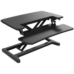 Sitz-Steh Arbeitsplatz ERGODESK 2, schwarz UNiLUX 400124576 (3595560029761)