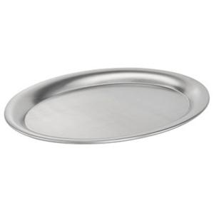 Serviertablett KAFFEEHAUS, oval, Edelstahl matt APS 30112 (4004133301122)