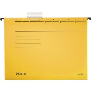 ALPHA Hängemappe, A4, seitlich offen, gelb LEITZ 1985-00-15 (4002432332069)