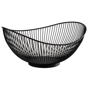 Brot- und Obstkorb SVART, oval, 295 x 255 mm, schwarz APS 30424 (4004133304246)