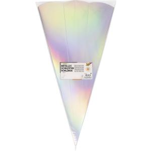 Metallic-Schultüten-Zuschnitt, 6-eckig, rose folia 92303 (4001868126365)