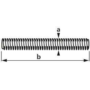 Gewindestange M12x330 mm, PH2, Stahl verzinkt suki. 3093506 (4004575446931)