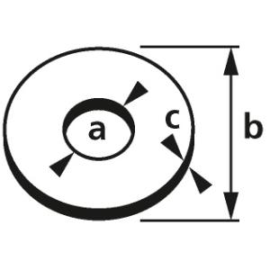 Karosseriescheibe, 4, 3x12x1, 00 mm, PH2, 250 Stück suki. 6113171 (4032526070324)