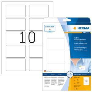 Namens-Etiketten SPECIAL, 80 x 50 mm, weiß HERMA 4514 (4008705045148)