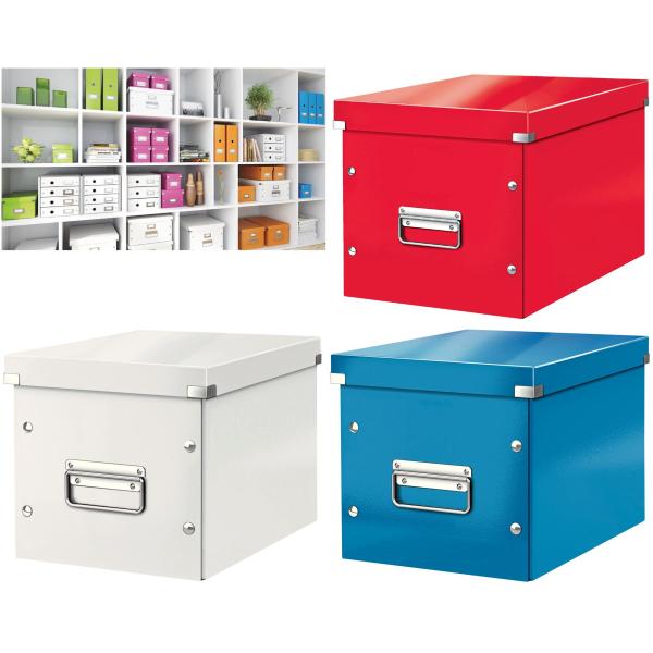 Ablagebox Click & Store WOW Cube L, schwarz LEITZ 6108-00-95 (4002432117208)