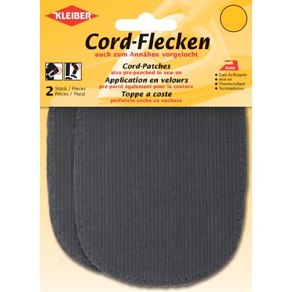 Cord-Flecken, 135 x 100 mm, blau KLEIBER 39004 (4009691390045)