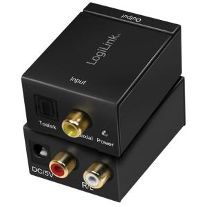 Audio Konverter, Digital auf Analog, SPDIF/ Koaxial LogiLink CA0100 (4052792044799)