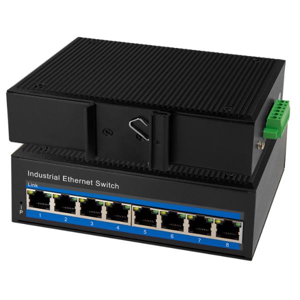 LogiLink Industrial Fast Ethernet Switch, 8-Port, Unmanaged NS201 (4052792067330)