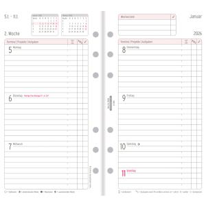 Wochenplan 2026, 1 Woche/ 2 Seiten, Midi, Spalten CHRONOPLAN 50546 (4004182088548)