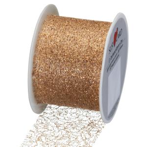 Geschenkband auf Spule 'Lace metallic', silber SUSY CARD 11362910 (4050498164629)