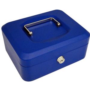 Geldkassette, blau, Maße: (B)200 x (T)160 x (H)90 mm pavo 8011759 (8717448011759)