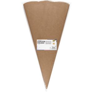 Kraftkarton-Schultüten-Zuschnitt, 6-eckig, naturbraun folia 92398 (4001868126396)