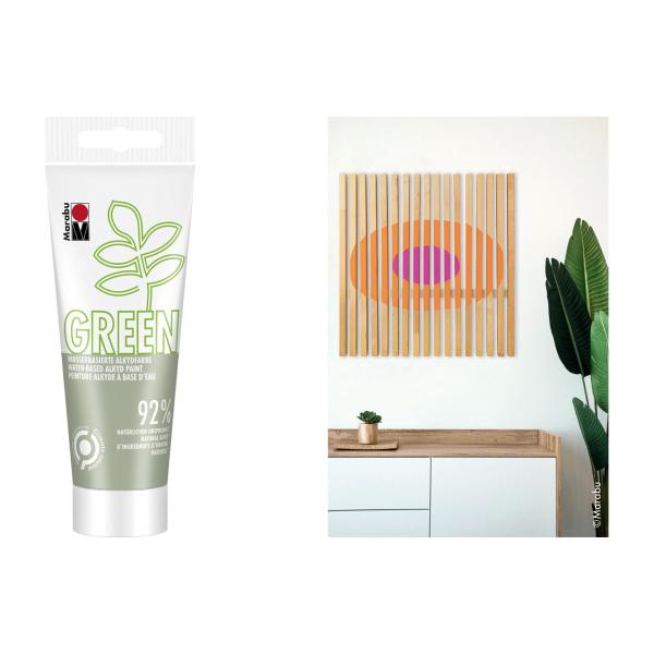 Green Wasserbasierte Alkydfarbe, apricot Marabu 14500050025 (4007751894755)