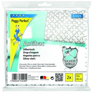 Silbertuch 'Antibac', 2er Pack Peggy Perfect 31025 (4006938310255)