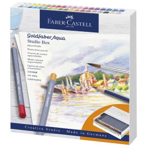 FABER-CASTELL Aquarellstifte GOLDFABER, Atelierbox Faber-Castell 114616 (4005401146162)