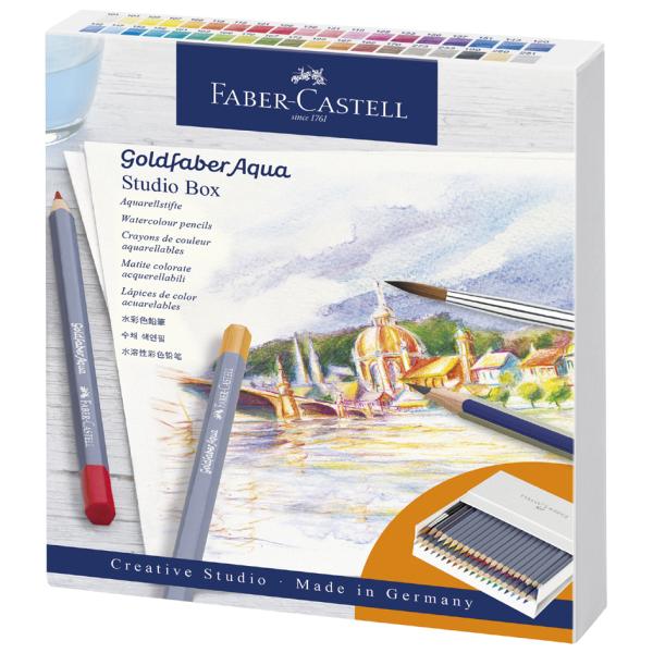 FABER-CASTELL Aquarellstifte GOLDFABER, Atelierbox Faber-Castell 114616 (4005401146162)