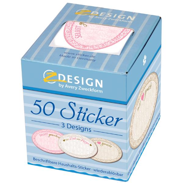 ZDesign Sticker auf Rolle 'Selbst gezaubert' AVERY Zweckform 56861 (4004182568613)
