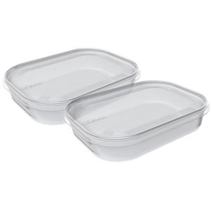 Gefrierdosen-Set Helsinki, 1, 4 Liter, 2er Set plast team 15940101 (5707672975777)