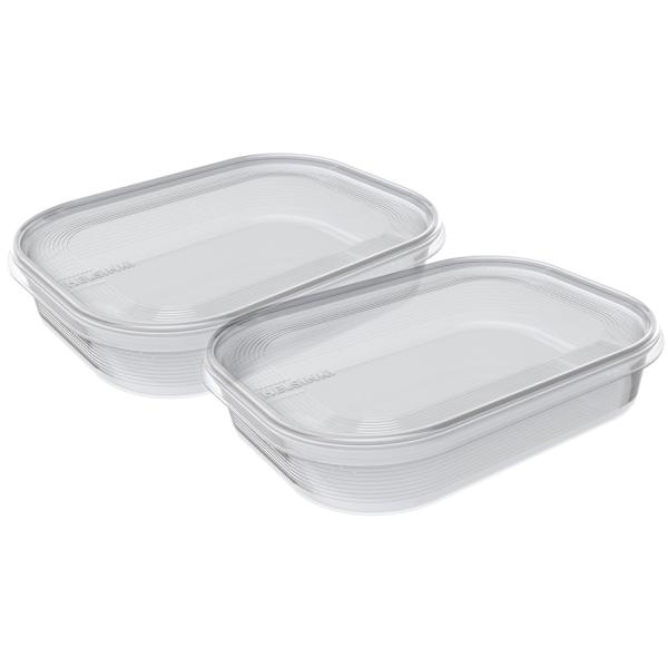 Gefrierdosen-Set Helsinki, 1, 4 Liter, 2er Set plast team 15940101 (5707672975777)