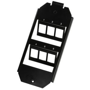 LogiLink Bodentankhalter, 3-fach, für 9 Keystone Module NK4061 (4052792061482)