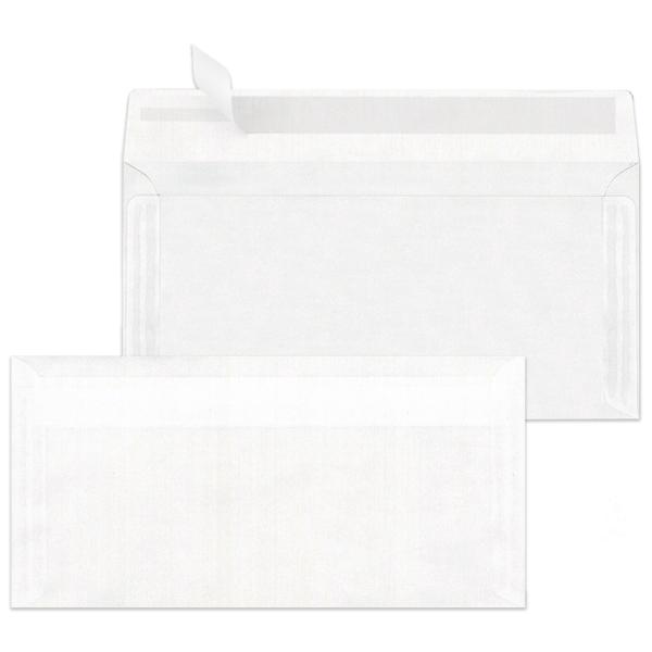 Briefumschläge DIN lang, haftklebend, transparent MAILmedia 30006025 (4018529024823)