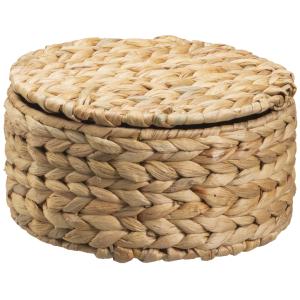 Aufbewahrungs-Körbchen CLARA mit Deckel M, rund NHG 53760800 (5711938247089)