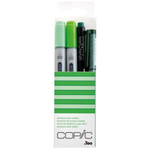 Marker ciao, 4er Set 'Doodle Pack Green' COPIC 22075644 (4511338053867)