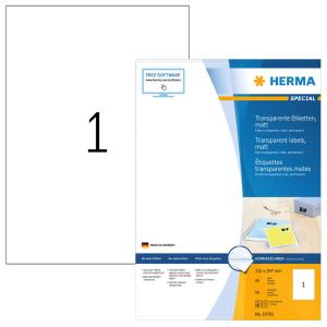 Folien-Etiketten SPECIAL, 48, 3 x 25, 4 mm, transparent HERMA 4680 (4008705046800)