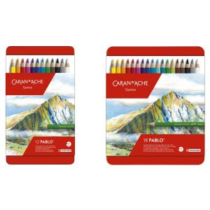 Buntstifte PABLO, 12er Metalletui CARAN D'ACHE 666.312 (7610186093128)